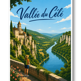 Affiche Vallée du Célé