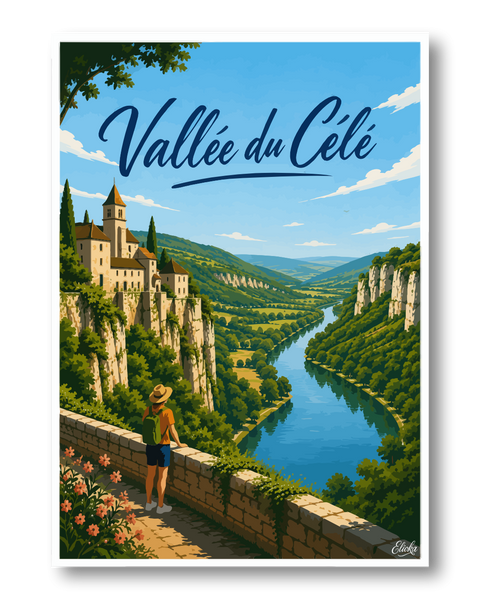 Affiche Vallée du Célé