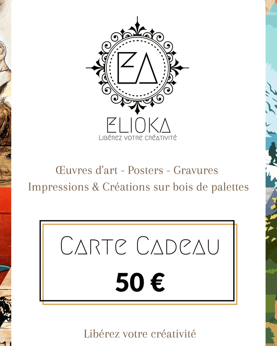 Cartes cadeaux Elioka