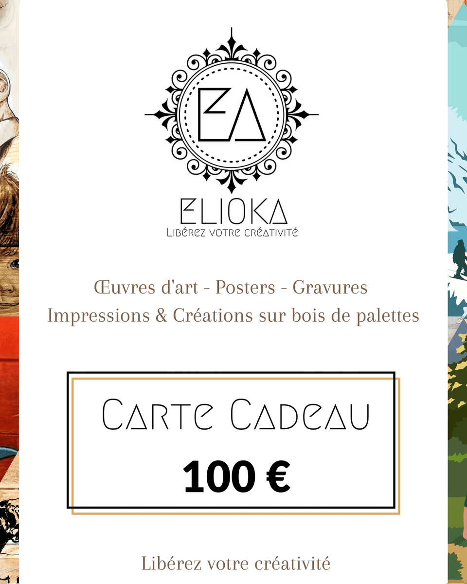Cartes cadeaux Elioka