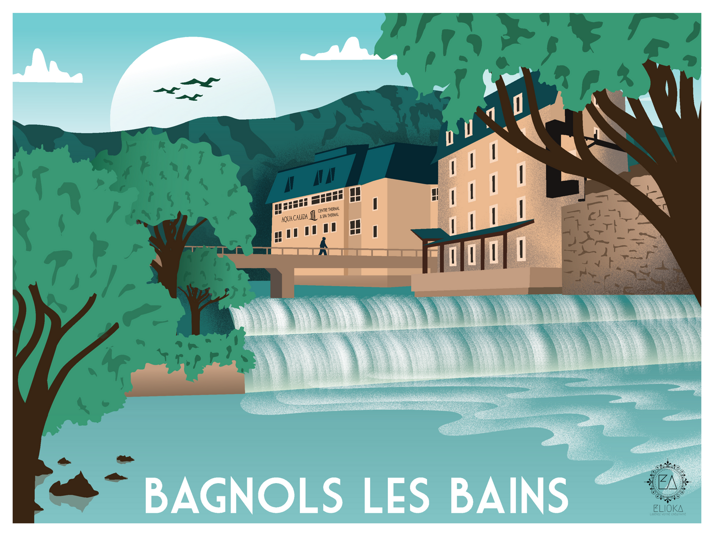 Poster Bagnols les Bains
