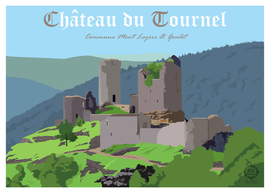 Poster Château du Tournel