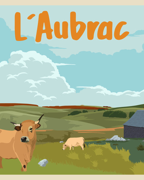 Carte Postale L'Aubrac