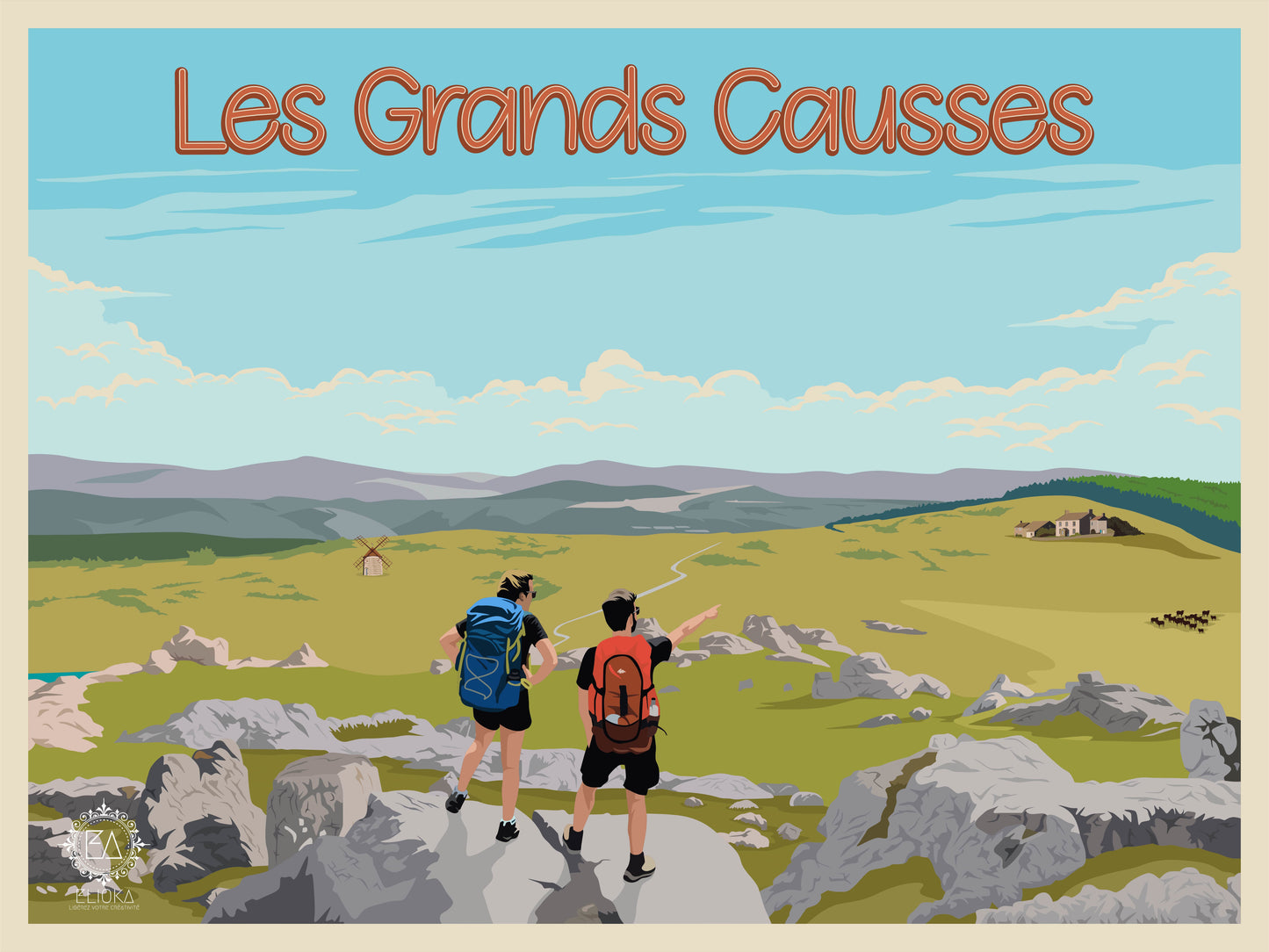Poster Les Grands Causses
