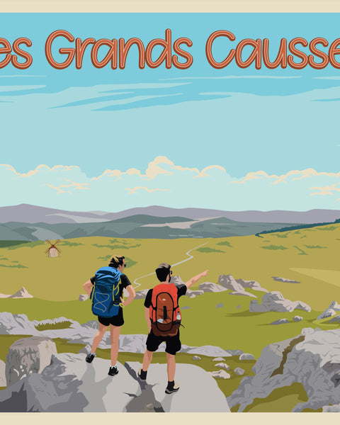 Carte Postale Les Grands Causses