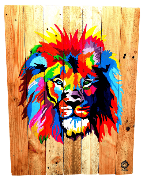 Lion Pop Art