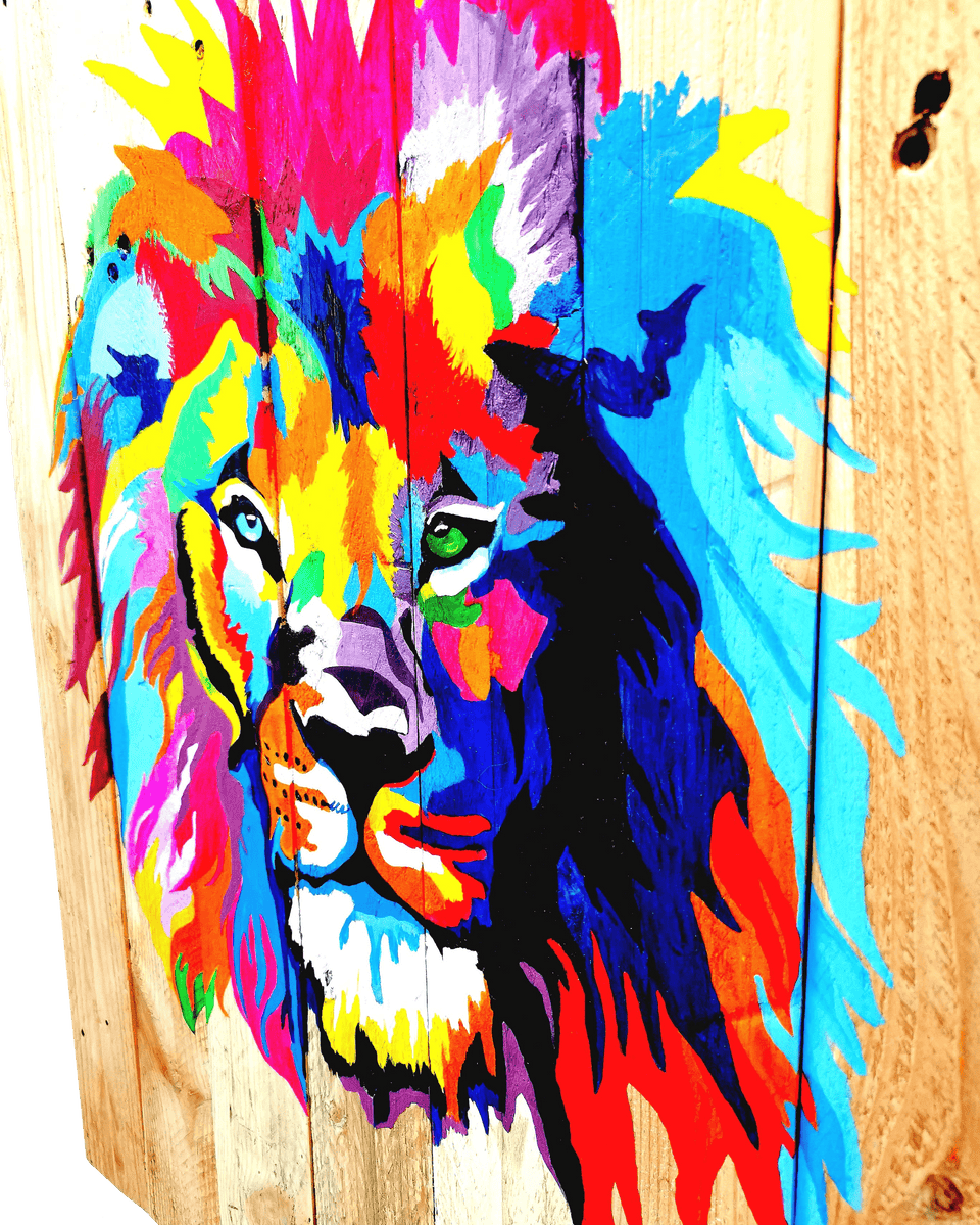 Lion Pop Art