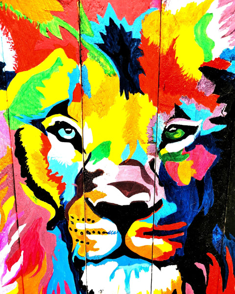 Lion Pop Art